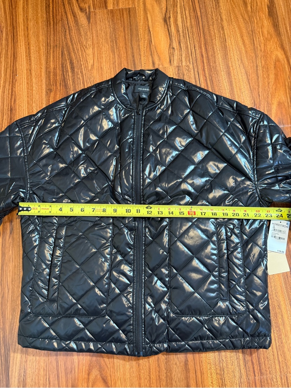 HALOGEN Women Black Quilted Puffer  Jacket - Size XS ( NEW WITH TAG ) - Picture 10 of 12